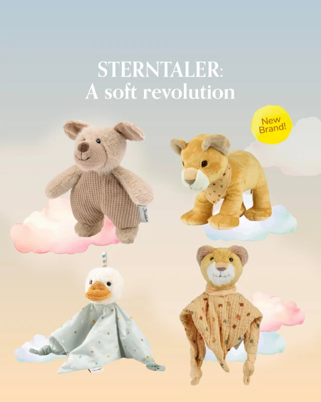 Introducing Sterntaler. Since 1965, they’ve been perfecting the art of the "forever friend." These German-designed comforters and sensory plushies help your little one navigate the world through touch. 🌙🧸

#MiSuenosKids #Sterntaler #SensoryToys #BabyComforter #QualityMatters #BabyEssentials #NurseryStyle