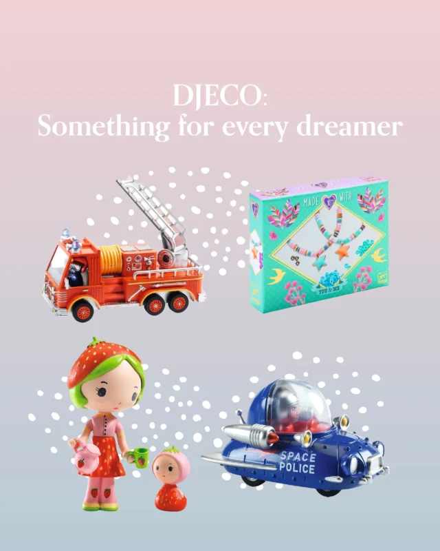 We don’t do generic. Introducing Djeco: collectible Tinyly worlds for the storytellers, Crazy Motors for the speed-seekers, and award-winning arts and crafts for the makers. 🏎️🧩🎨
