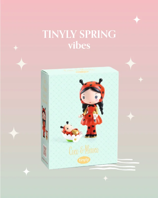 April is for spotting ladybirds in the garden and finding new friends for the shelf. Tinyly Coco & Minico are the perfect duo to bring that outdoor magic indoors—red, gold, and a whole lot of spring luck. 🐞✨

#MiSuenosKids #Tinyly #DjecoToys #SpringLuck #LadybirdLove #SpringVibes #ImaginationPlay #PocketToys