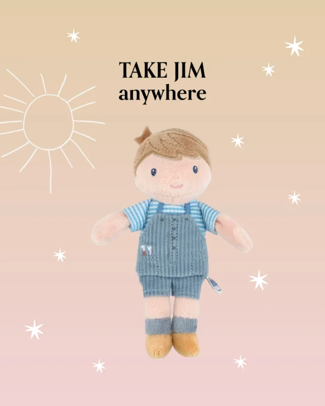 Small enough for a pocket, big enough for a lifetime of memories. Our Mini Doll Jim by Little Dutch is the perfect travel-sized friend for your little one’s next big adventure. 

#MiSuenosKids #LittleDutch #MiniDollJim #TravelToys #KidsImagination #SustainableToys #UKMums #NurseryEssentials