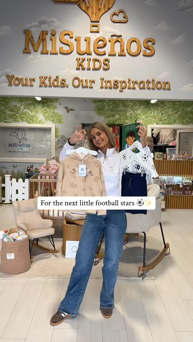 We know a lot of you will love these prints 🥹⚽️

Football favourites for little ones 🤍

Available in store & online ✨

#misuenoskids #kidsclothing #kidsfashion #boysfashion #childrenswear