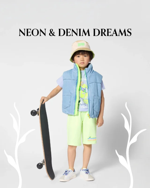 April in the UK: four seasons in one afternoon. Our new Billieblush for Boys collection is ready for it all. It’s street-wear with a bright side, designed for boys who aren't afraid to stand out. 🧢💚

#MiSuenosKids #BillieblushBoys #NeonVibes #BritishSpring #KidsStreetwear #Billieblush #UKKidsFashion