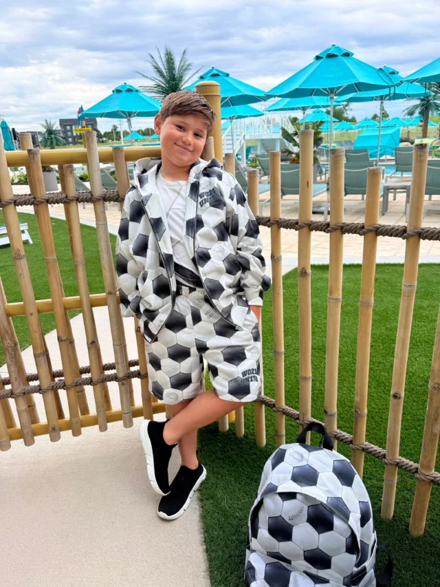 Our Mini CEO, Santi, looking amazing in our new-in Molo outfit ⚽️✨

Currently in America supporting his Daddy in the World Cup! 🩵

Shop Molo in store or online 🤍

#kidsfashion #footballfashion #worldcup #kidsclothing #boysclothing