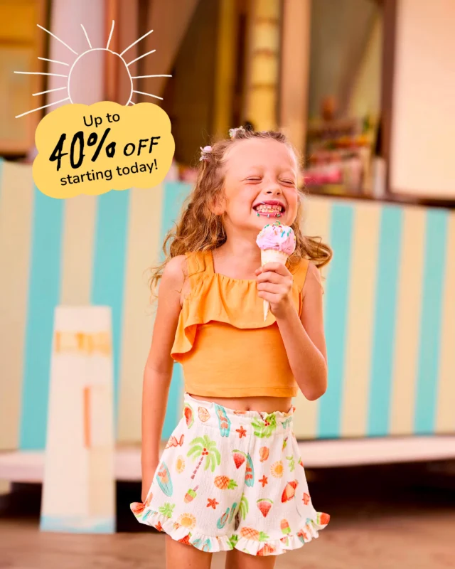 Ice cream scoops and big seasonal discounts! 🍧 Our Summer Sale is officially live from today until the end of July with UP TO 40% OFF SELECTED STYLES. Update little wardrobes with stunning summer stock from our selection of lovely brands, including Billieblush, Monnalisa, Mayoral, Hatley, and more! Don't miss out!

#MiSuenosKids #SummerSale #KidsFashion #Childrenswear #JulyDiscounts #UKKidsStyle #JulySale