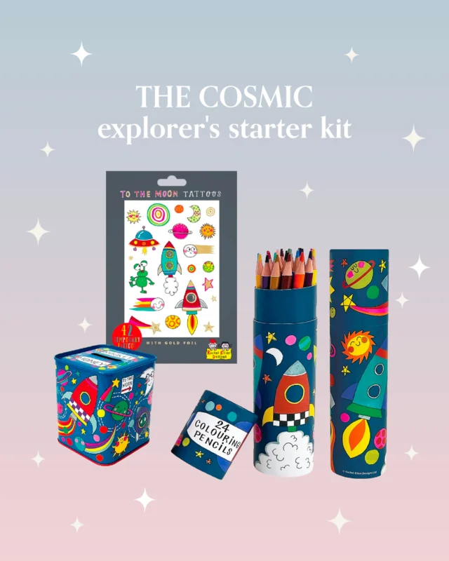 Ready to launch into a galaxy of pure creativity? We love sourcing brilliant pieces from creative brands like Rachel Ellen Designs so your little adventurers can dream without limits. From vibrant colouring pencils to rocket money boxes, playtime is ready for launch! 🚀✨ 

​#MiSuenosKids #PlaytimeMagic #GiftIdeasForKids #KidsStore #RachelEllenDesigns #SpaceToys #CreativeKids