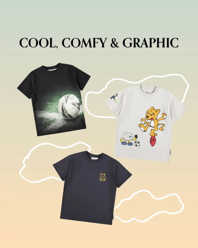 Cool, comfy, and responsibly made. We love hunting down the best brands, and Molo’s organic tees are perfect for little explorers. Drop by our Radlett or Birmingham store today to find their next favorite look in person! ⚽⚡

#MiSuenosKids #NewIn #Molo #OrganicCotton #MoloKids #BoysStyle