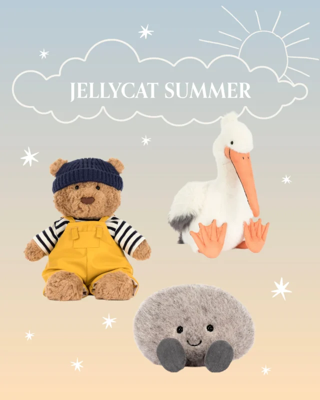 New Jellycat friends just dropped in for summer 🌊 Bartholomew, Pebble & Keli — Different personalities, same Jellycat softness. Who's coming home first? Shop in-store & online. ☀️⛵

#MiSuenosKids #JellycatLondon #SummerVibes #KidsLifestyle #PlushToys #Jellycat #SummerPlay