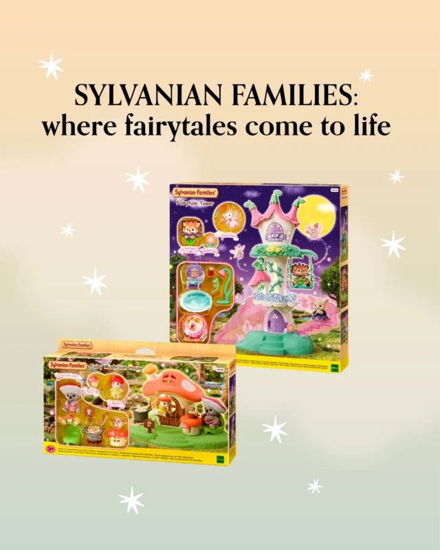 Unfold magical stories in the playroom! Whether little ones are exploring secret corners in the Mushroom House or reaching for the stars in the Fairytale Tower, these treasured Sylvanian Families sets invite pure imaginative play and creativity. 🍄🏰 

#MiSueñosKids #SylvanianFamilies #ImaginativePlay #KidsToys #Playtime #UKKidsStore #StorytellingPlay