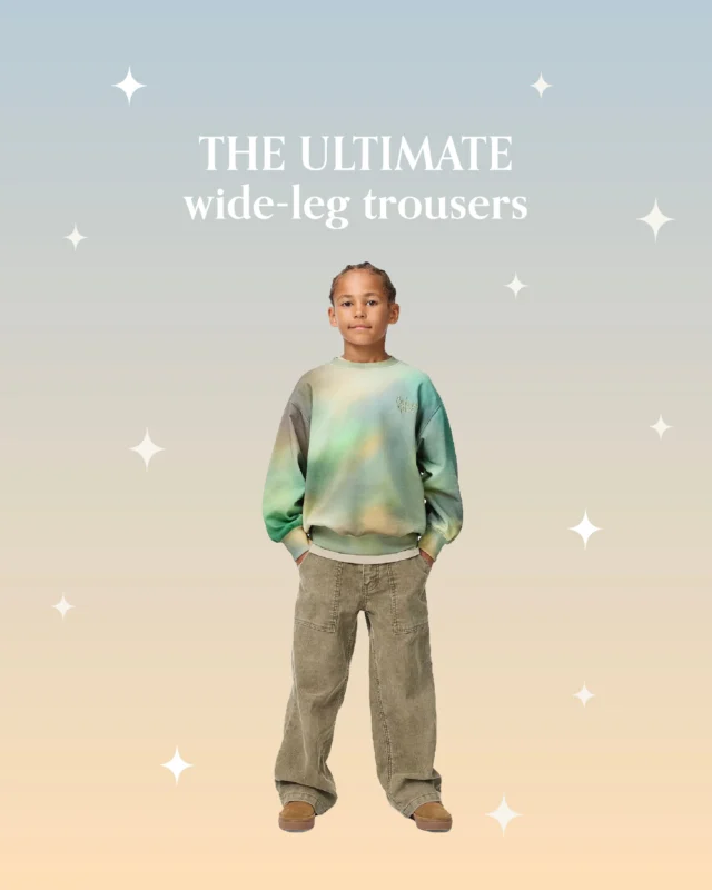 Velvety soft corduroy meets effortless wide-leg cool. These Molo khaki olive trousers are built for climbing trees and outdoor discovery, handpicked with love at MiSueños Kids. 🌲👖

#MiSueñosKids #MoloKids #KidsFashion #ChildrensStyle #OutdoorPlay #KidsStyle #UKKidsStore